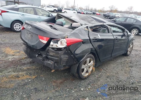 2013 Hyundai Elantra Gls из США, поврежденный, VIN KMHDH4AE7DU572530
